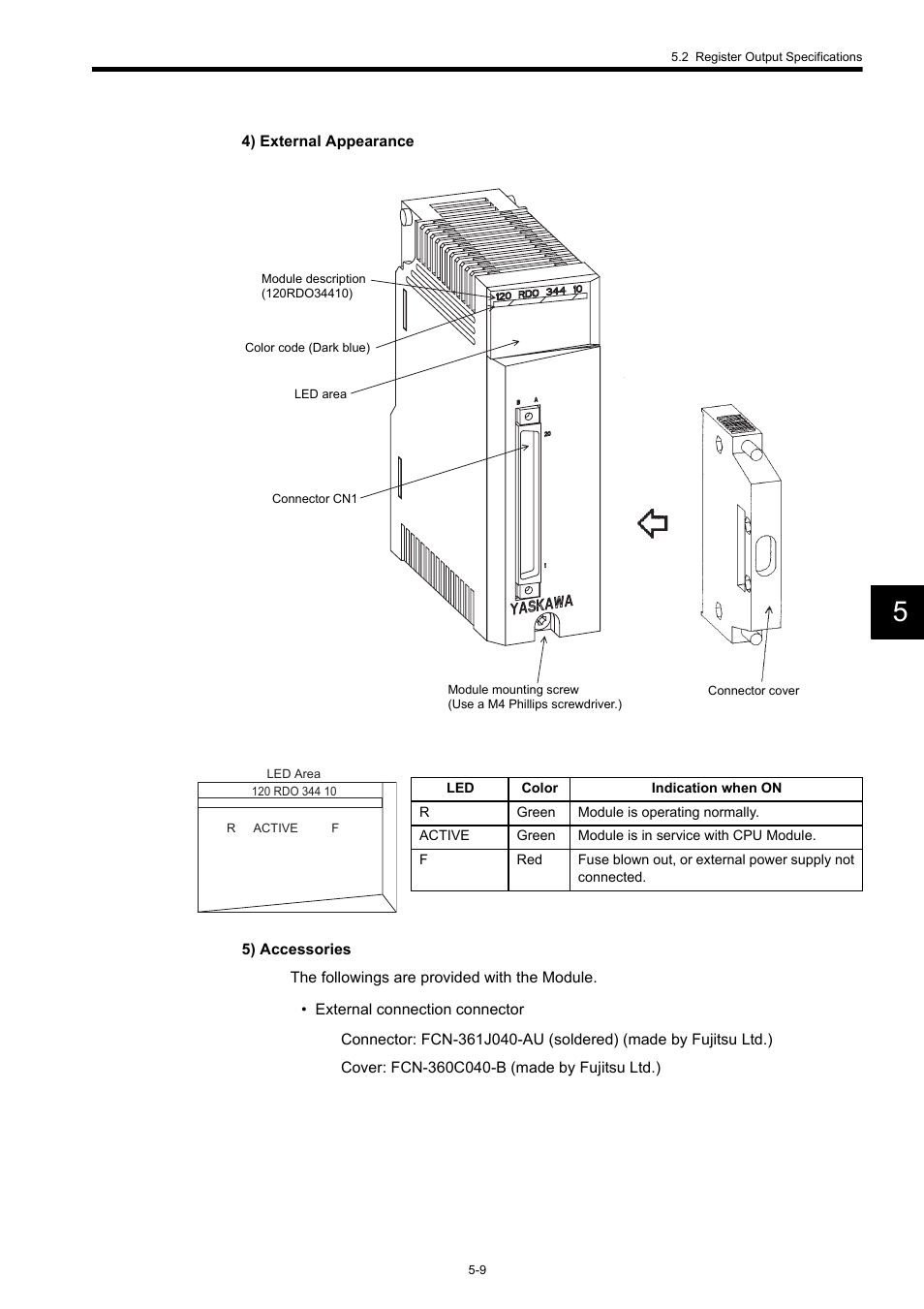 Yaskawa 120 Series I/O Modules User Manual | Page 207 / 308