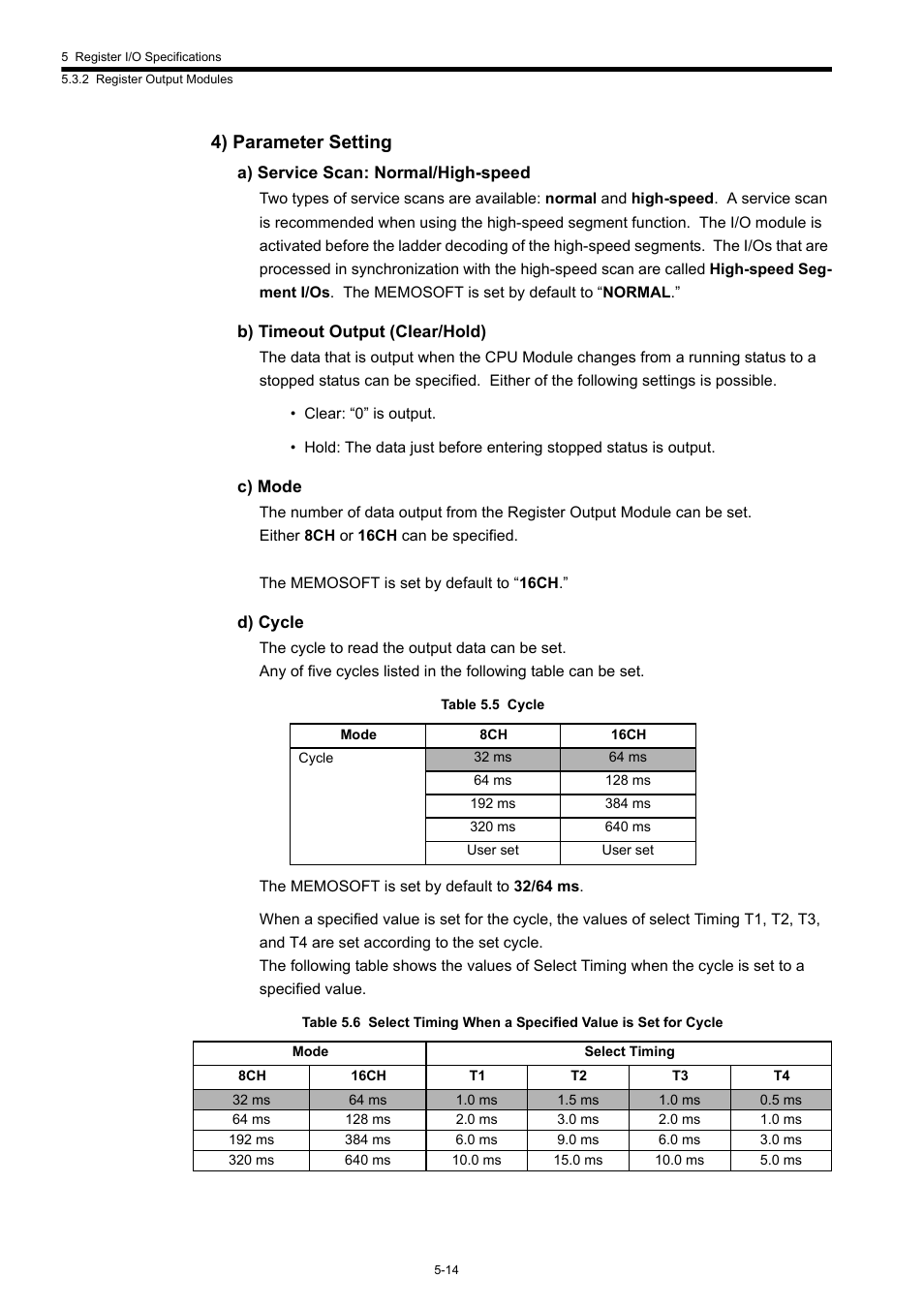 4) parameter setting | Yaskawa 120 Series I/O Modules User Manual | Page 212 / 308