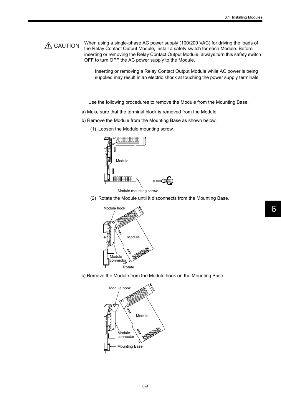 Caution | Yaskawa 120 Series I/O Modules User Manual | Page 236 / 308