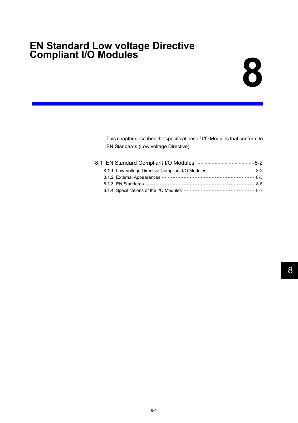 Yaskawa 120 Series I/O Modules User Manual | Page 288 / 308