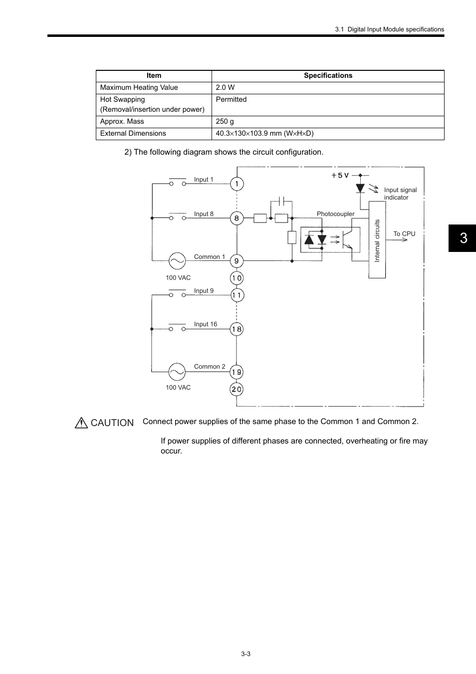 Caution | Yaskawa 120 Series I/O Modules User Manual | Page 33 / 308