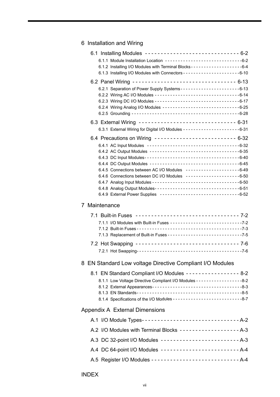 Yaskawa 120 Series I/O Modules User Manual | Page 5 / 308