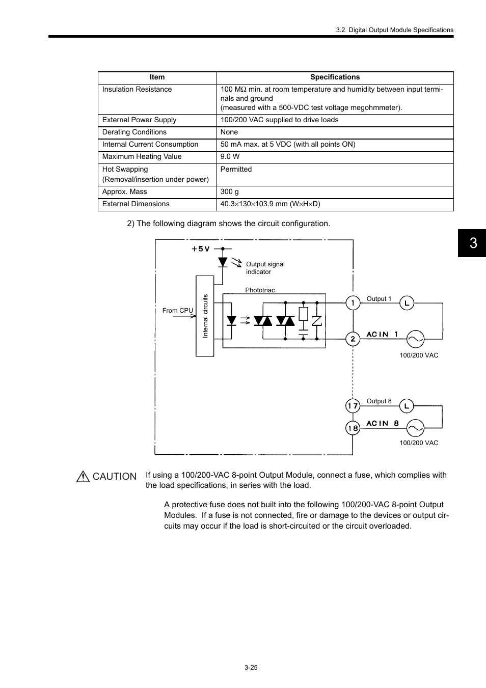Caution | Yaskawa 120 Series I/O Modules User Manual | Page 55 / 308