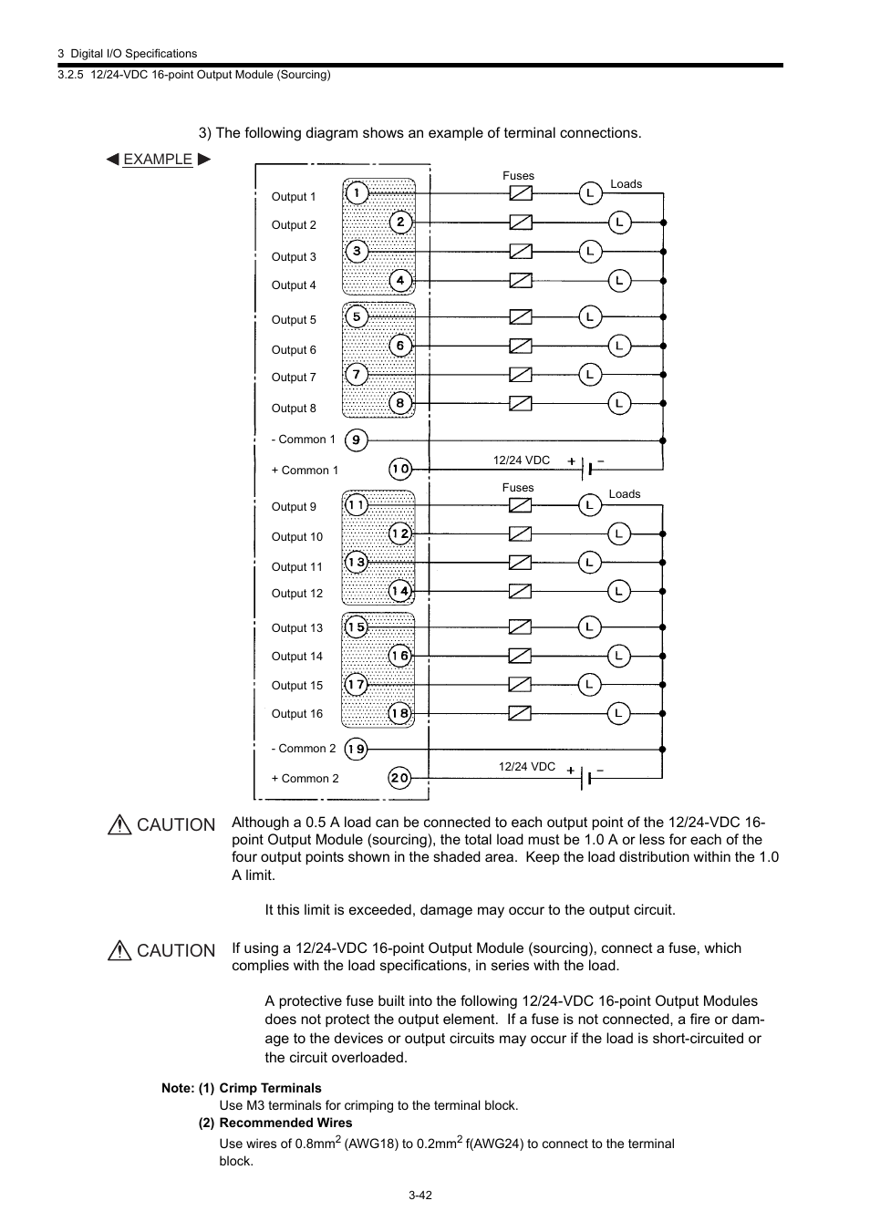 Caution | Yaskawa 120 Series I/O Modules User Manual | Page 72 / 308