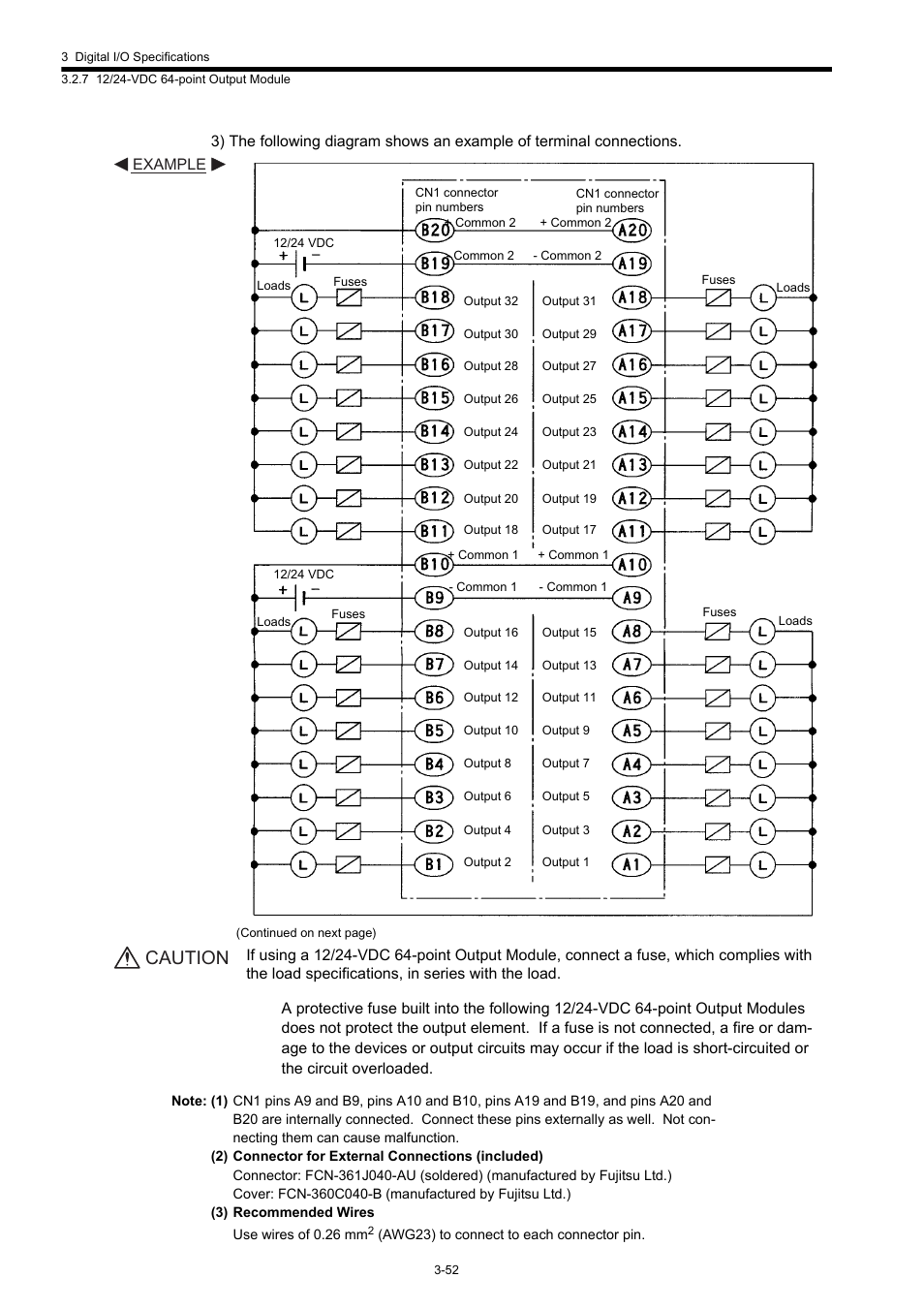 Caution, Example | Yaskawa 120 Series I/O Modules User Manual | Page 82 / 308