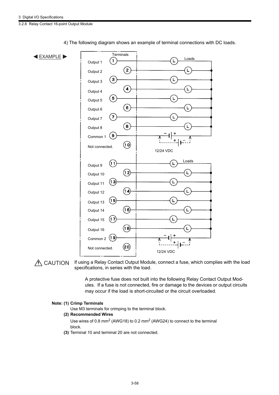 Caution | Yaskawa 120 Series I/O Modules User Manual | Page 88 / 308