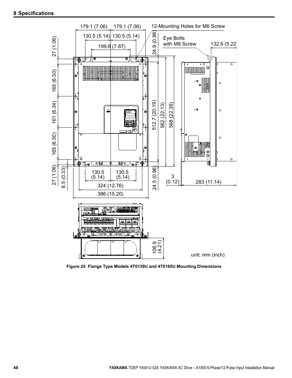 Yaskawa A1000 6-Phase/12-Pulse Input User Manual | Page 48 / 92