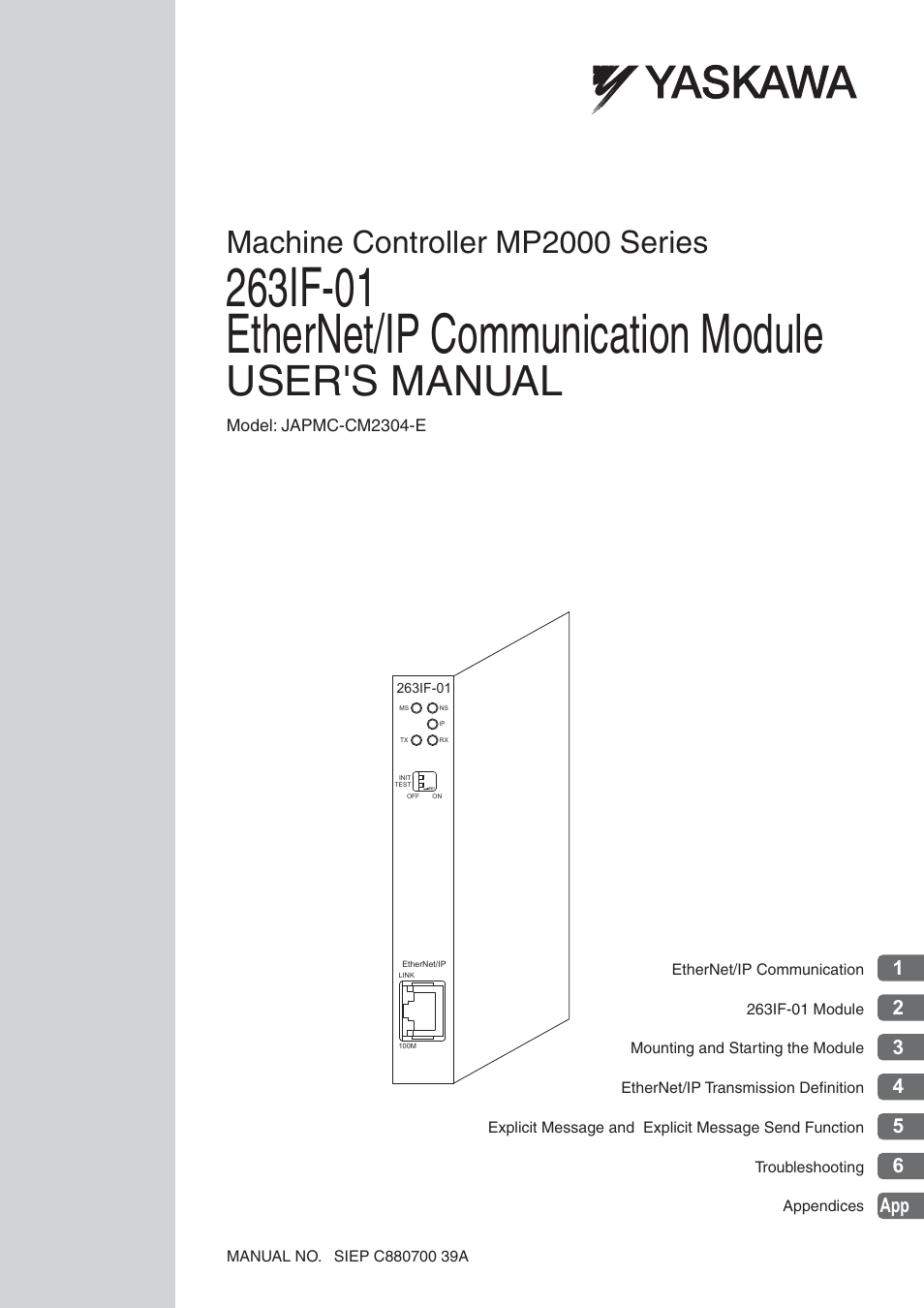 Yaskawa JAPMC-CM2304-E User Manual | 97 pages