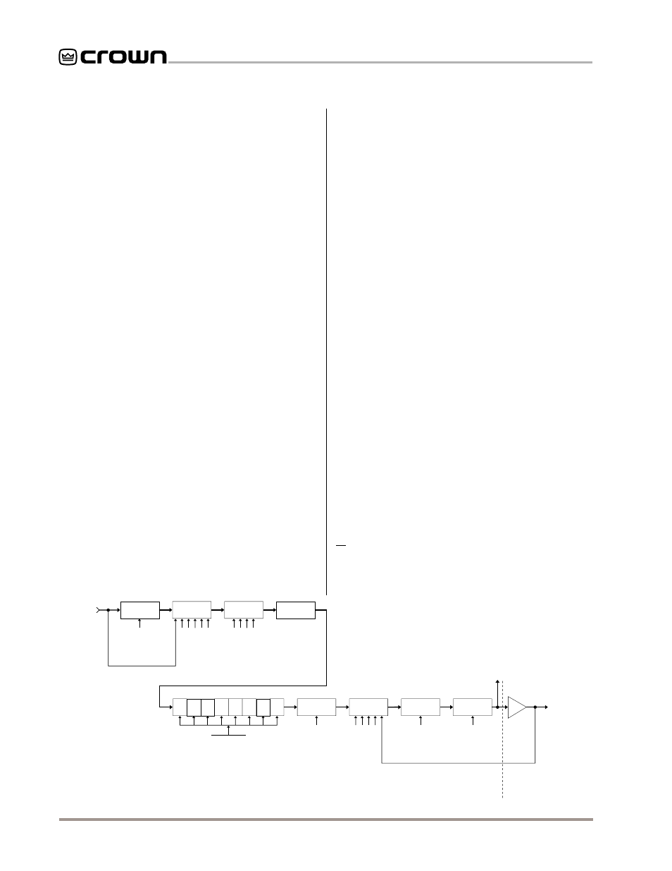Iq system, Communications, 4 microprocessors and reset switch | 2 control/monitor functions, 3 dspi control, Iq–p.i.p.–dsp, P.i.p, 1 audio signals, 2 status signals, Odep | Crown Audio IQ P.I.P.-DSP User Manual | Page 22 / 27