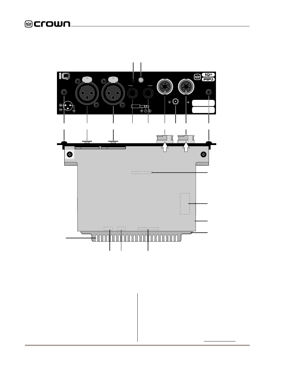 2 facilities, P.i.p, Jd c e g | Crown Audio IQ P.I.P.-DSP User Manual | Page 8 / 27