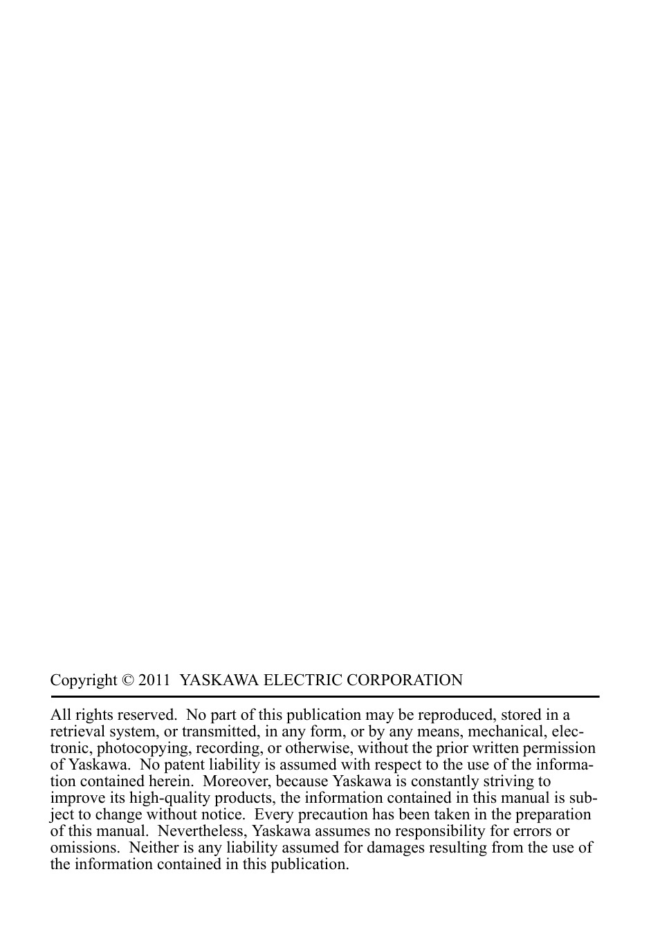 Yaskawa DC Power Input Σ-V Series User Manual | Page 2 / 29