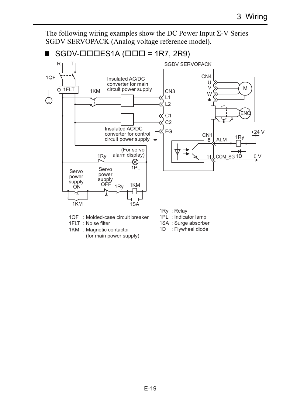 3 wiring | Yaskawa DC Power Input Σ-V Series User Manual | Page 21 / 29