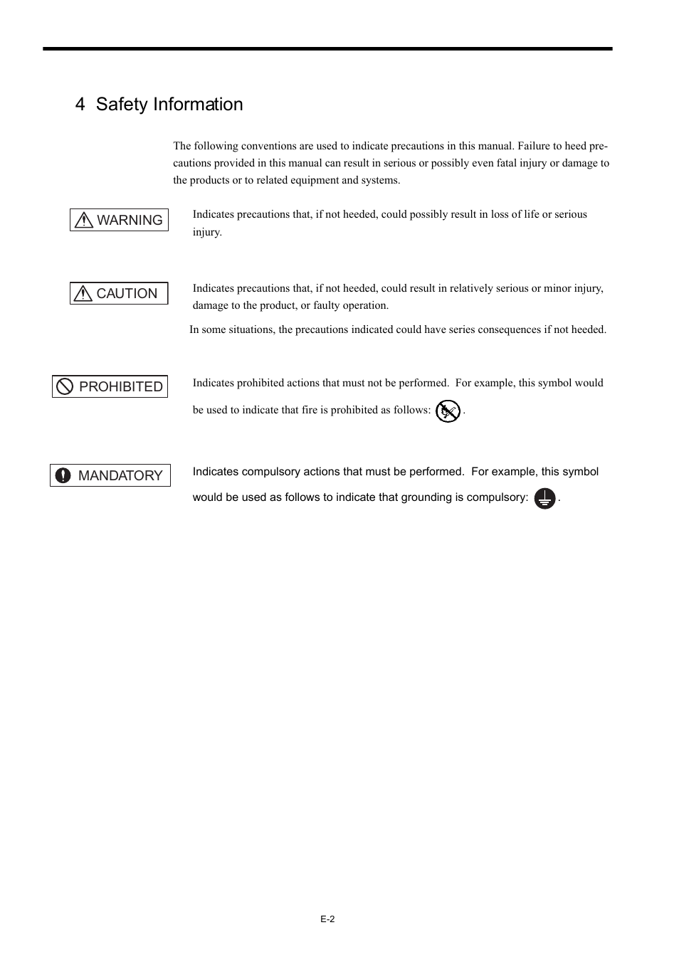 4 safety information | Yaskawa Σ-III Series User Manual | Page 4 / 37