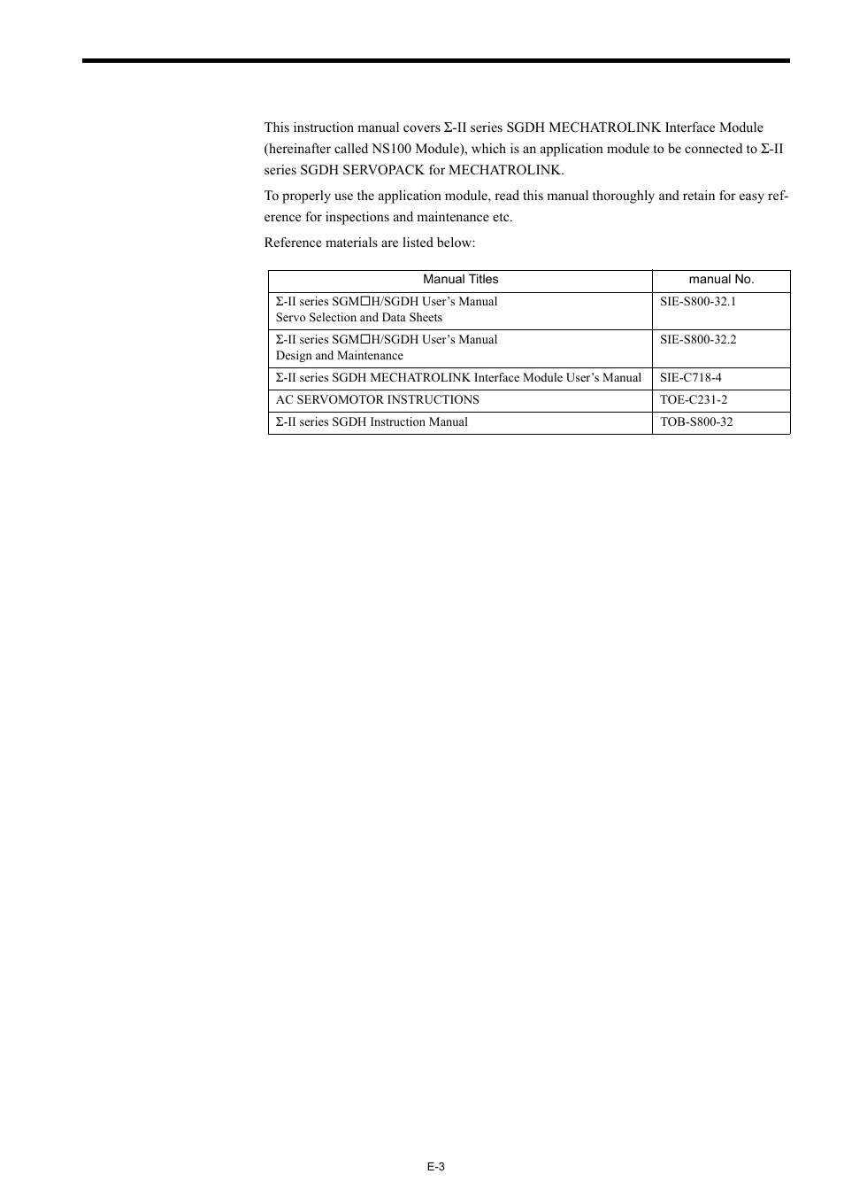 Yaskawa Σ-II Series User Manual | Page 7 / 31