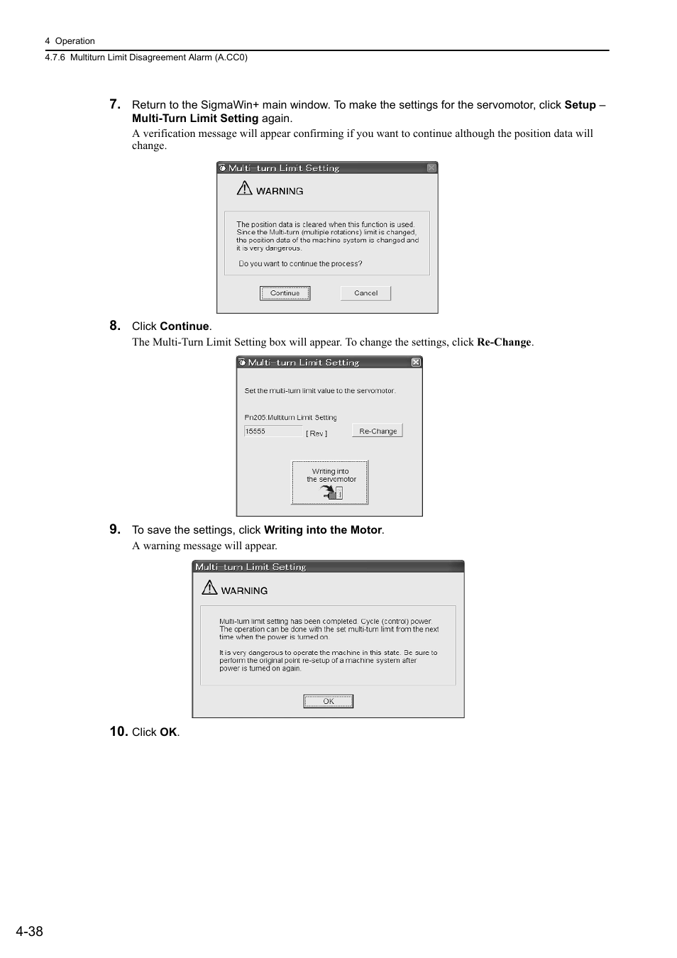 Yaskawa Σ-V Series AC Servo Drives Rotational Motor MECHATROLINK-II User Manual | Page 103 / 320