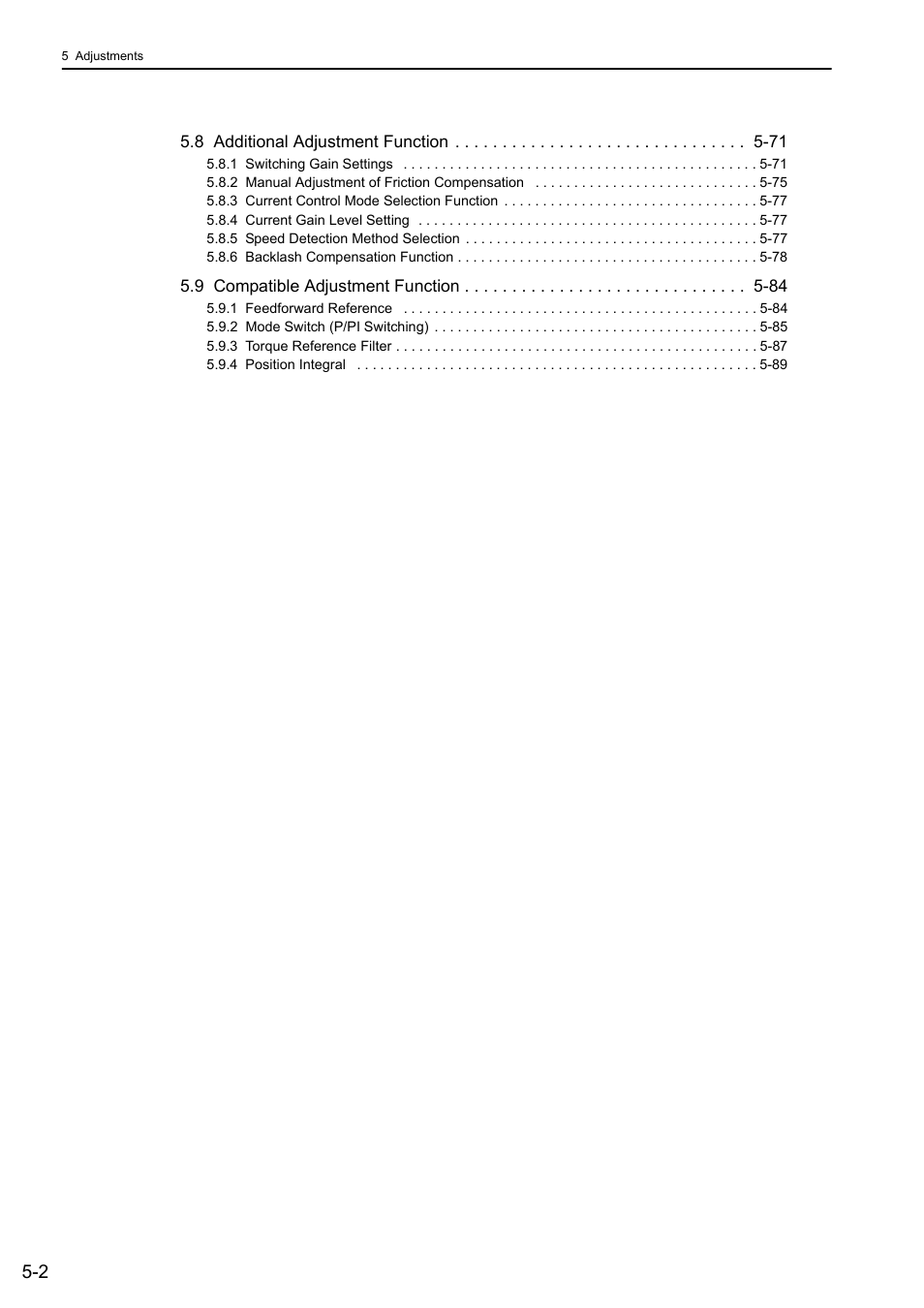 Yaskawa Σ-V Series AC Servo Drives Rotational Motor MECHATROLINK-II User Manual | Page 112 / 320