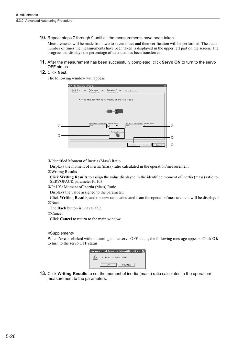 Mecha | Yaskawa Σ-V Series AC Servo Drives Rotational Motor MECHATROLINK-II User Manual | Page 136 / 320