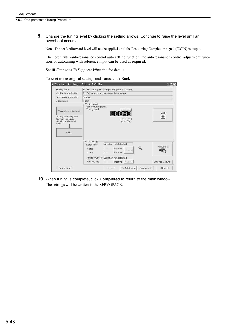 Mecha | Yaskawa Σ-V Series AC Servo Drives Rotational Motor MECHATROLINK-II User Manual | Page 158 / 320
