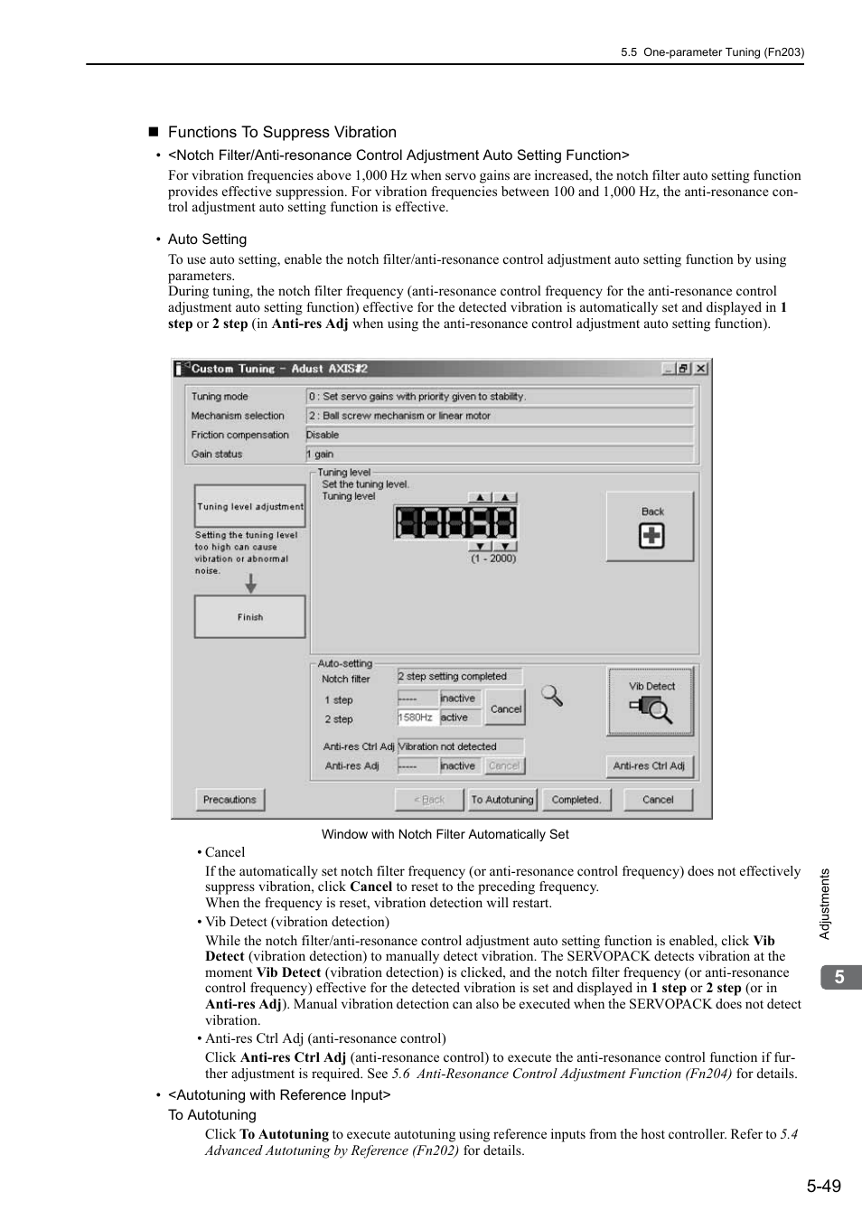 Mecha | Yaskawa Σ-V Series AC Servo Drives Rotational Motor MECHATROLINK-II User Manual | Page 159 / 320