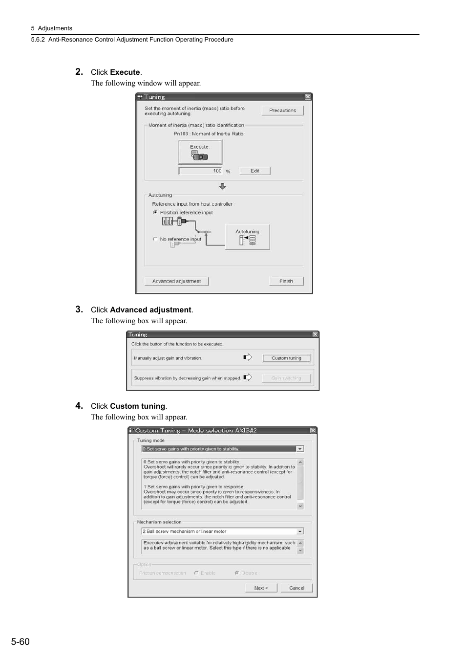 Yaskawa Σ-V Series AC Servo Drives Rotational Motor MECHATROLINK-II User Manual | Page 170 / 320