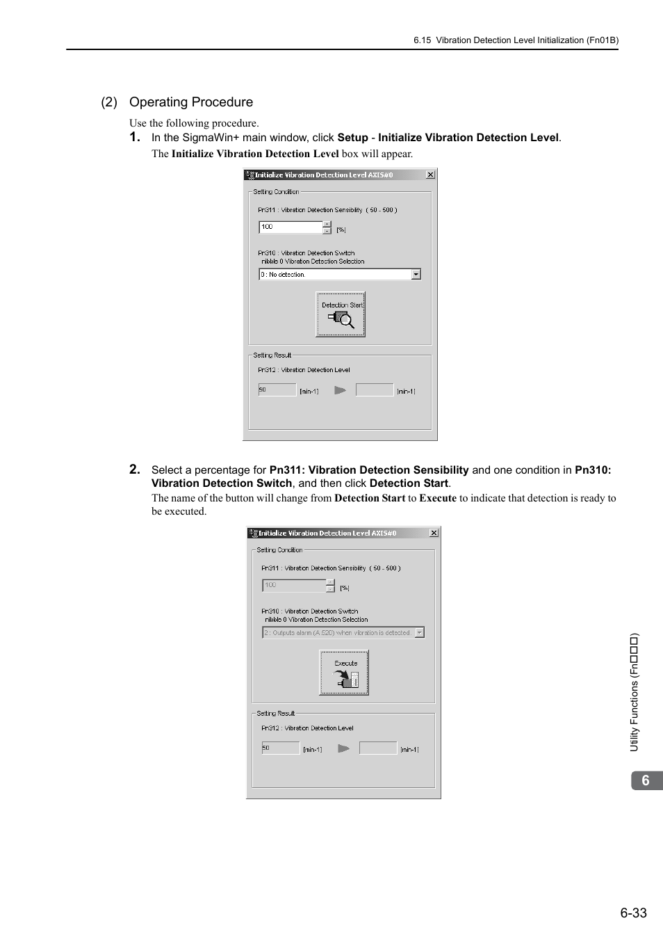 Yaskawa Σ-V Series AC Servo Drives Rotational Motor MECHATROLINK-II User Manual | Page 232 / 320