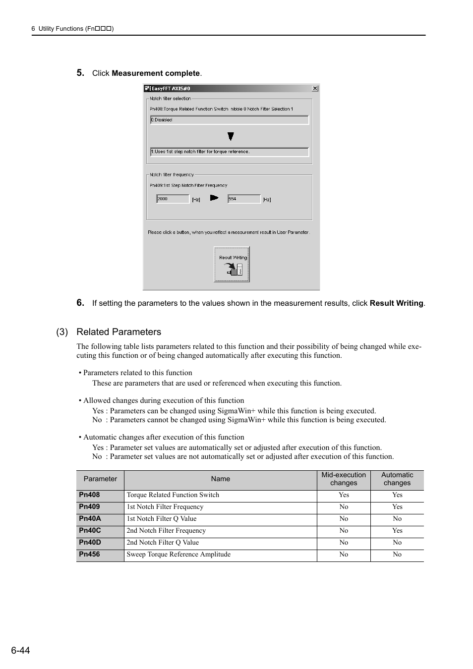 3) related parameters, Mecha | Yaskawa Σ-V Series AC Servo Drives Rotational Motor MECHATROLINK-II User Manual | Page 243 / 320