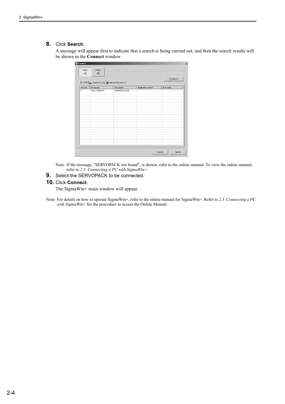Mecha | Yaskawa Σ-V Series AC Servo Drives Rotational Motor MECHATROLINK-II User Manual | Page 32 / 320