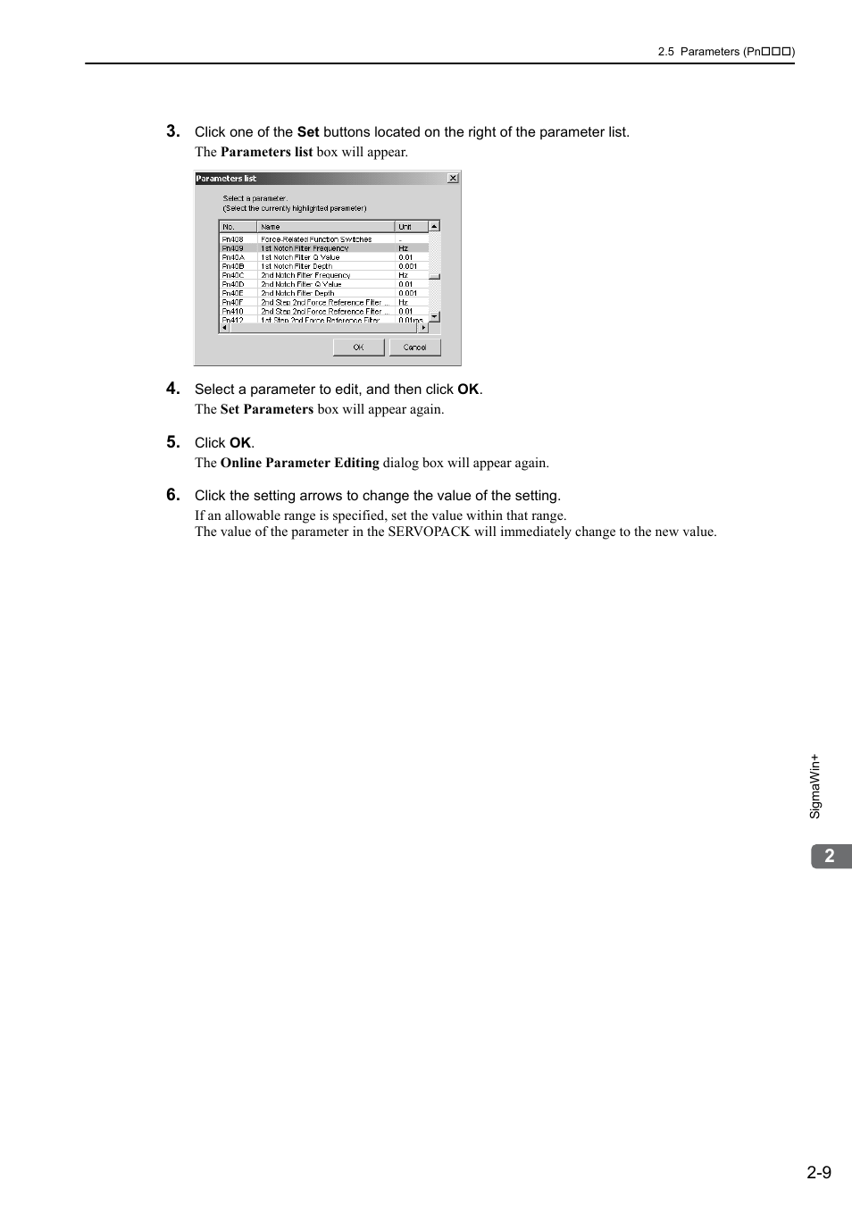 Yaskawa Σ-V Series AC Servo Drives Rotational Motor MECHATROLINK-II User Manual | Page 37 / 320