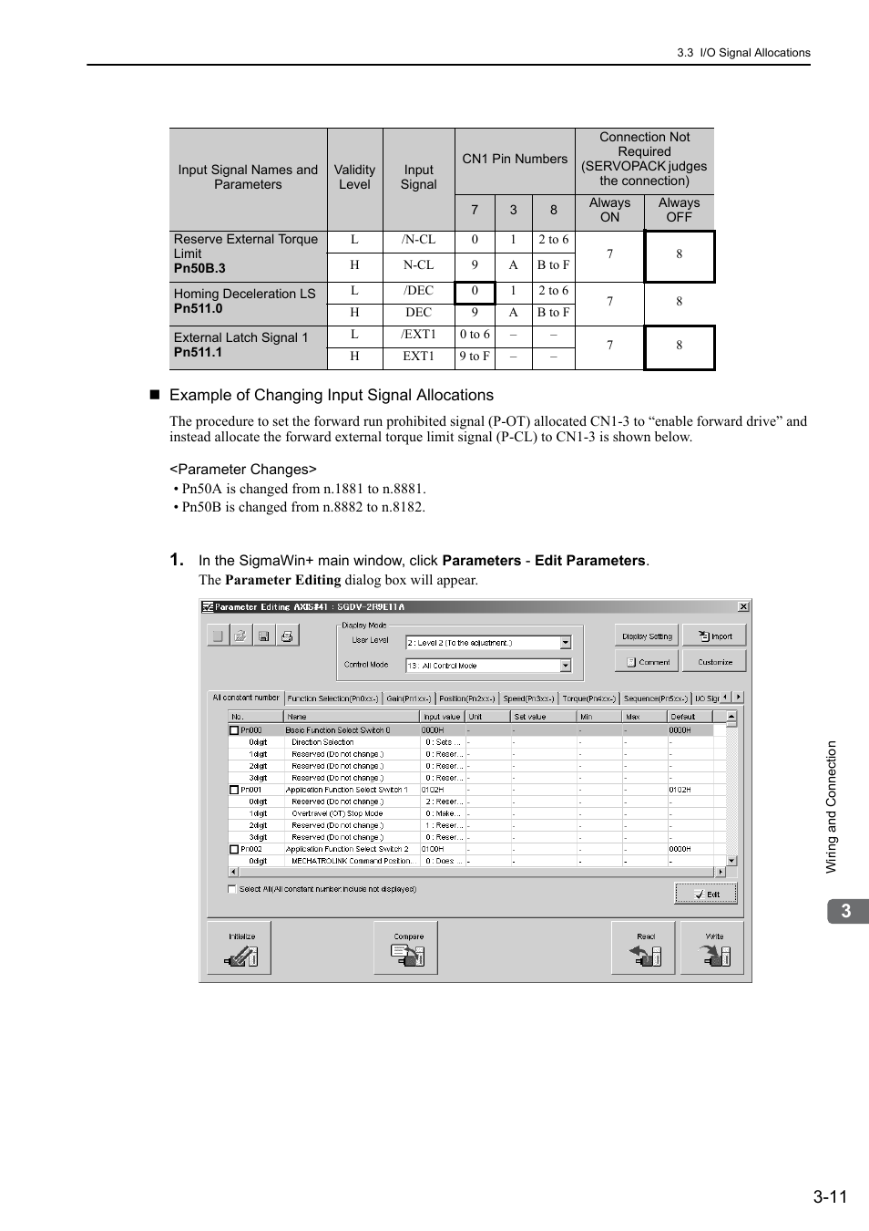 Mec ha | Yaskawa Σ-V Series AC Servo Drives Rotational Motor MECHATROLINK-II User Manual | Page 48 / 320