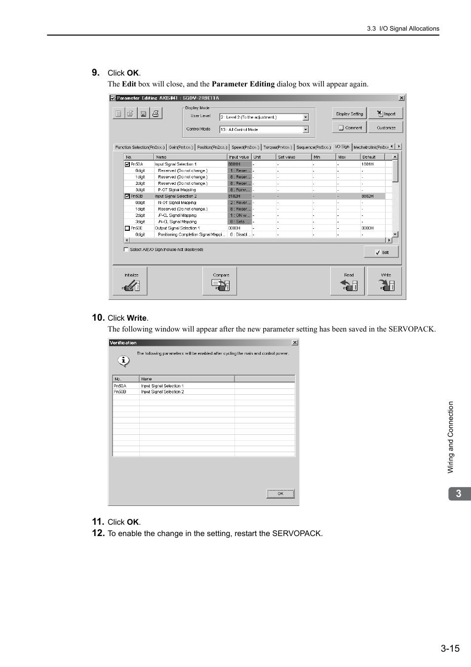 Yaskawa Σ-V Series AC Servo Drives Rotational Motor MECHATROLINK-II User Manual | Page 52 / 320