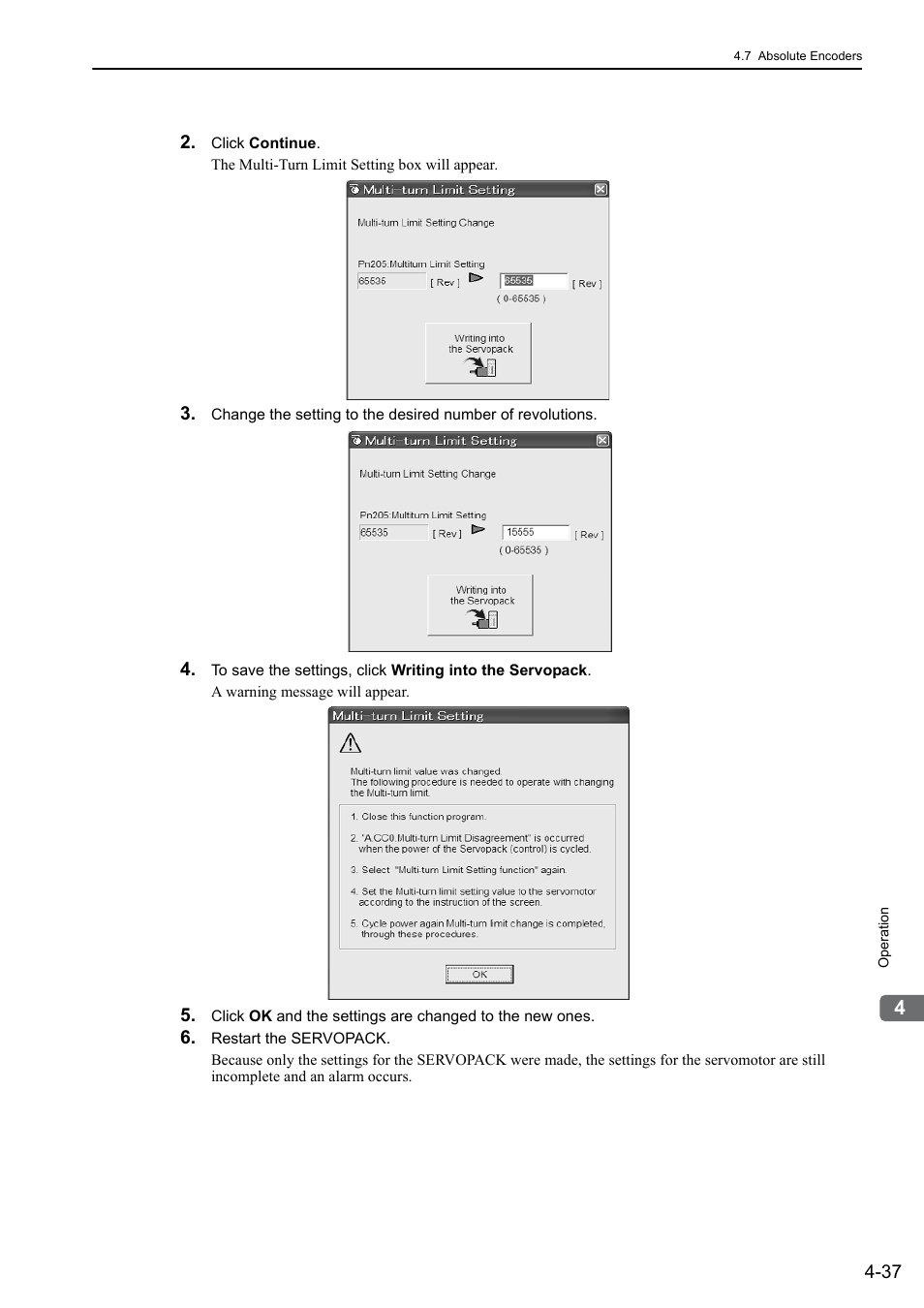 Yaskawa Σ-V Series AC Servo Drives Rotational Motor MECHATROLINK-III User Manual | Page 102 / 337