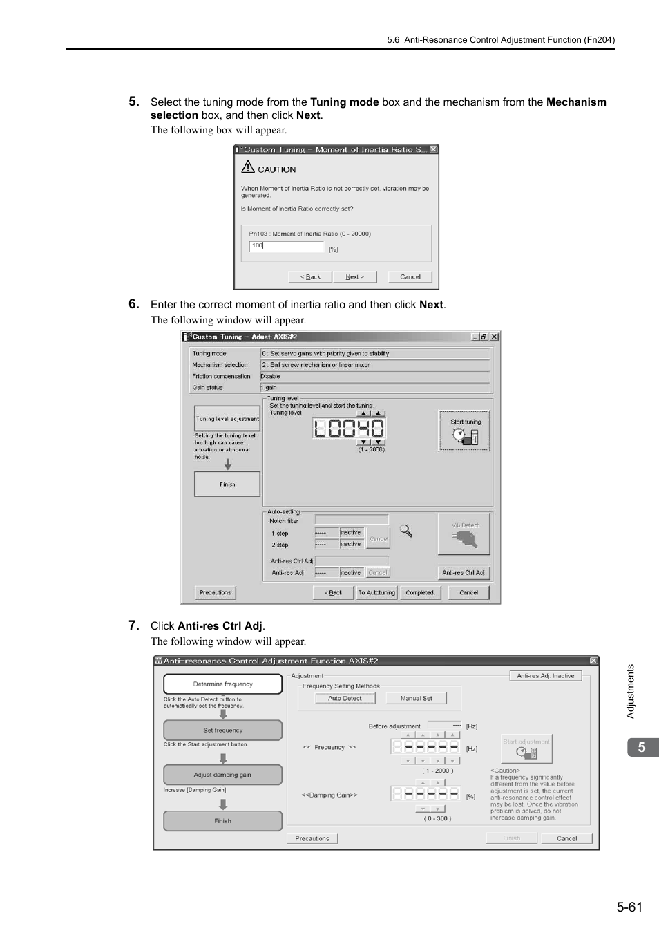 Yaskawa Σ-V Series AC Servo Drives Rotational Motor MECHATROLINK-III User Manual | Page 171 / 337