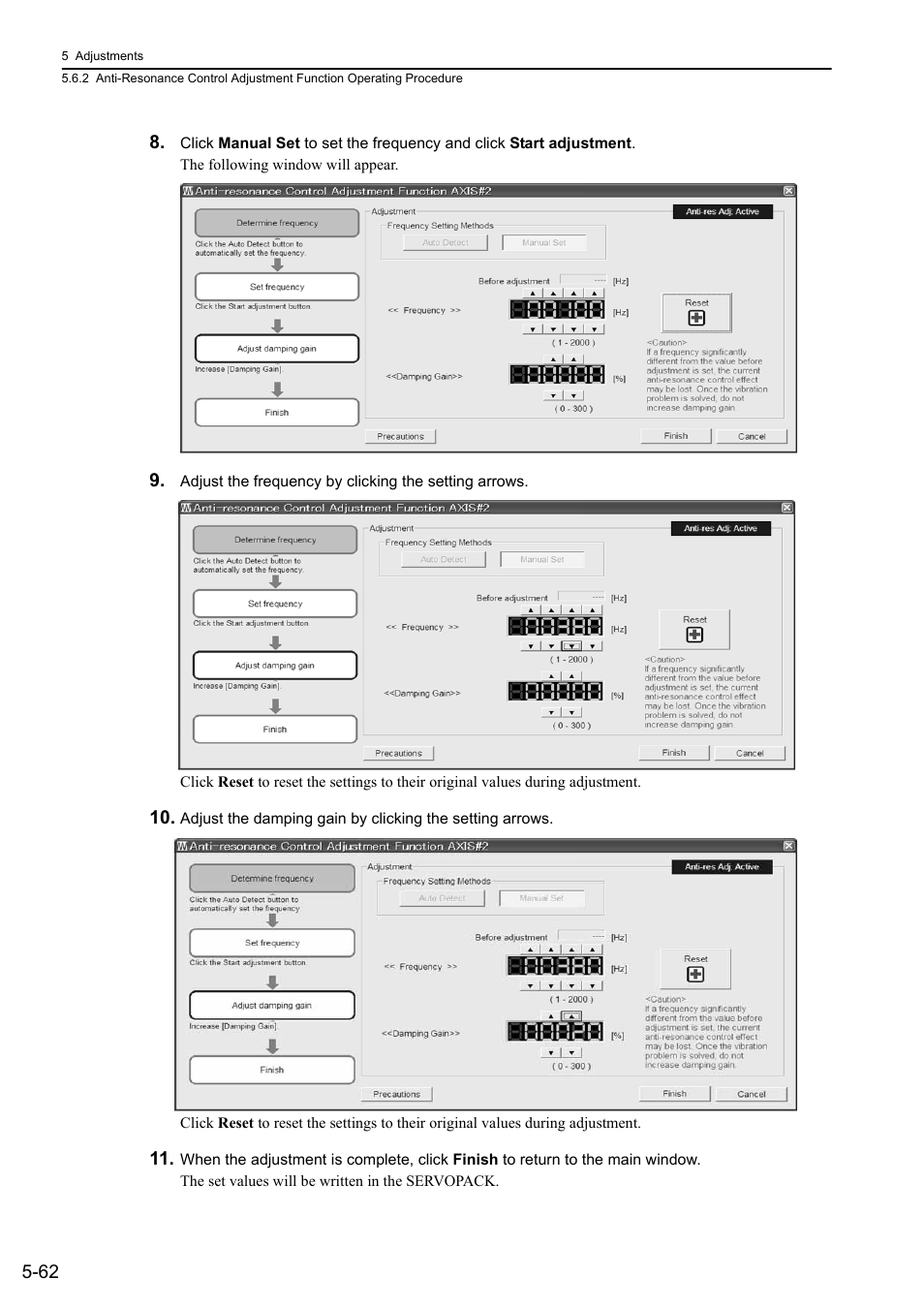 Yaskawa Σ-V Series AC Servo Drives Rotational Motor MECHATROLINK-III User Manual | Page 172 / 337