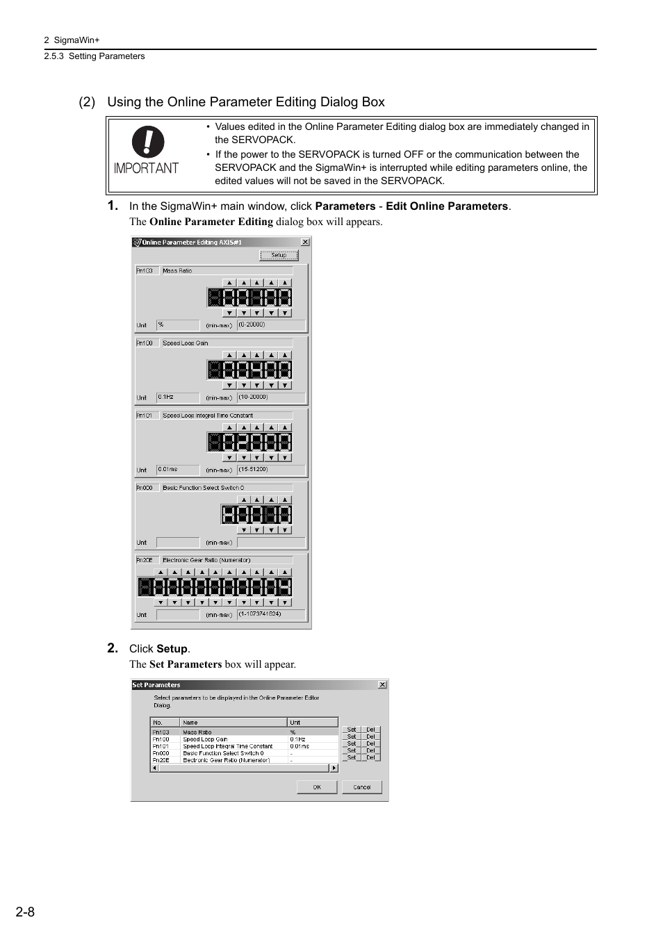 Mecha | Yaskawa Σ-V Series AC Servo Drives Rotational Motor MECHATROLINK-III User Manual | Page 36 / 337
