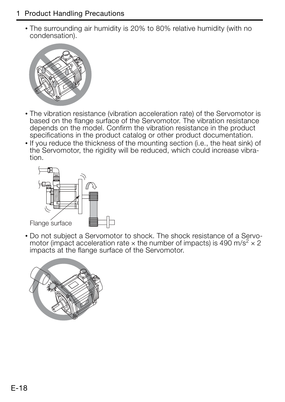 Yaskawa AC Servo Drive Rotary Servomotor Safety Precautions User Manual | Page 20 / 34