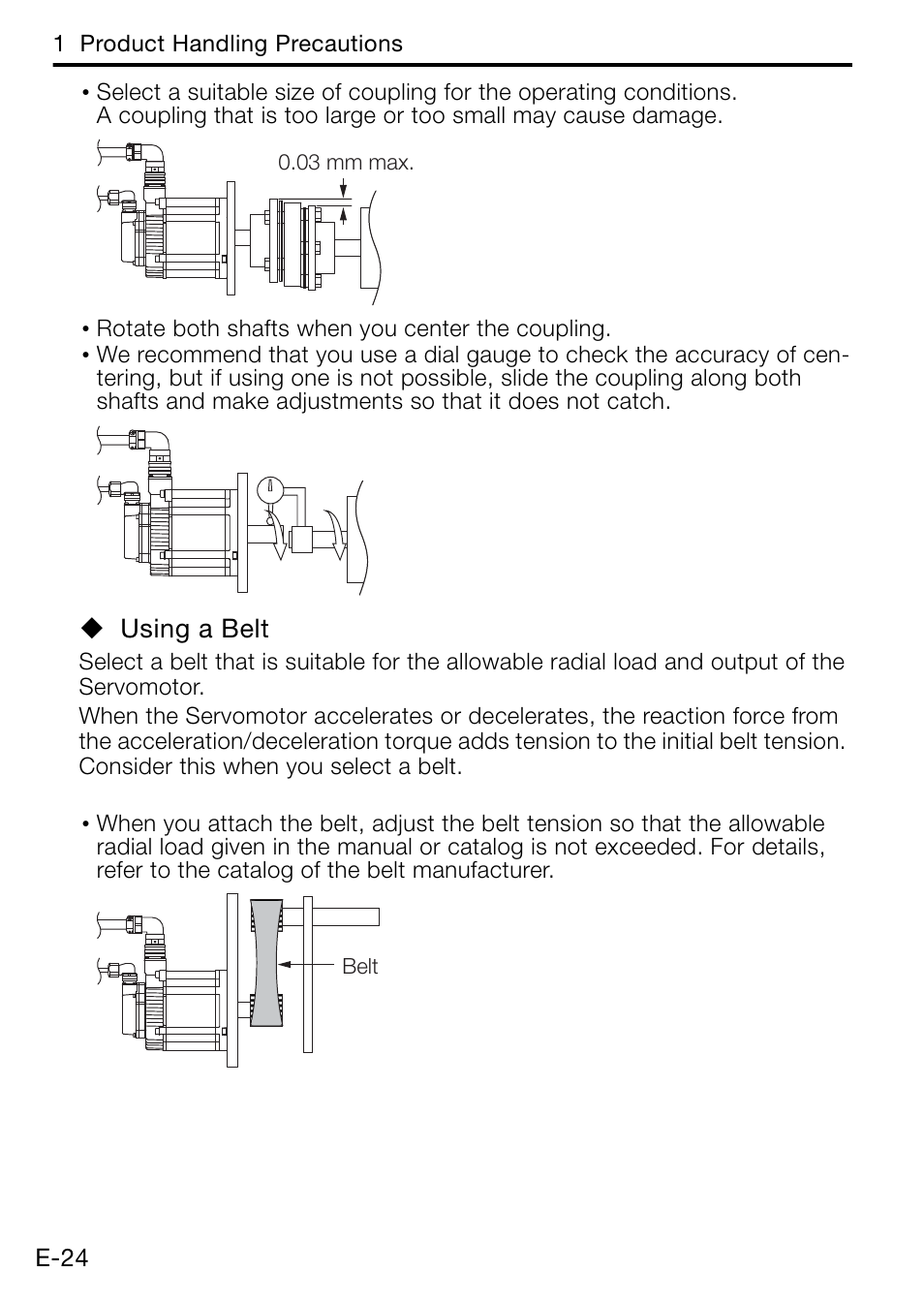Yaskawa AC Servo Drive Rotary Servomotor Safety Precautions User Manual | Page 26 / 34