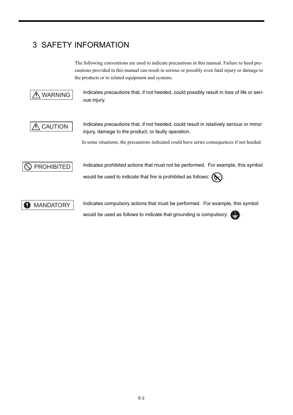 3 safety information | Yaskawa AC Servomotor Linear (Sigma) Series User Manual | Page 4 / 13
