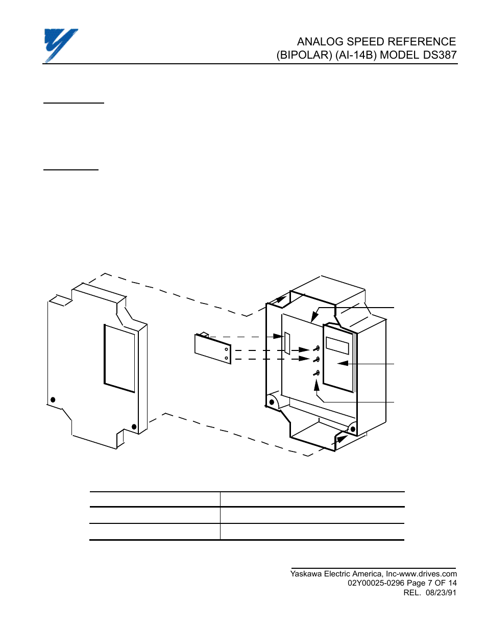 Yaskawa DS387 User Manual | Page 7 / 14