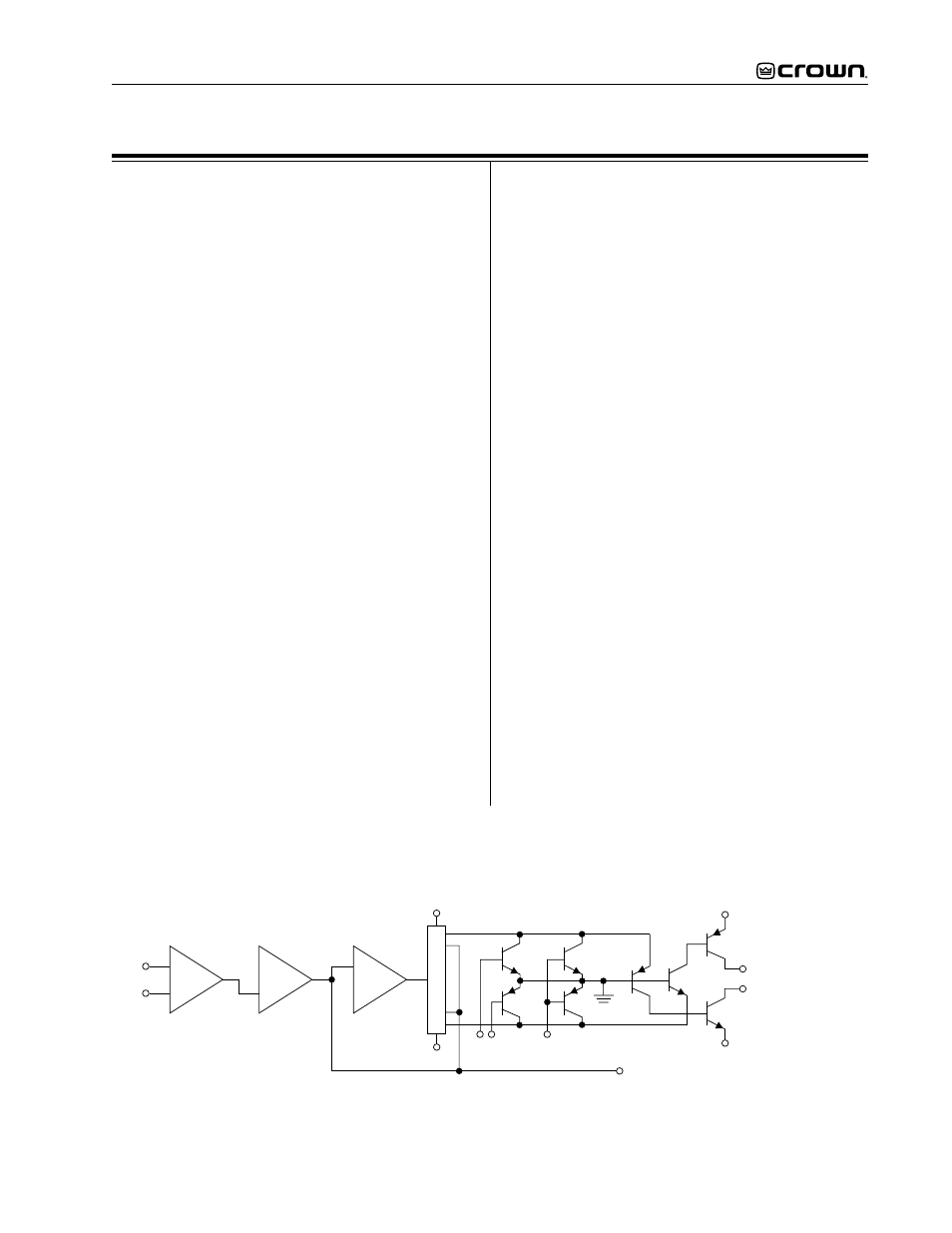 Theory, Voltage amplification | Crown Audio 800CSL User Manual | Page 9 / 36