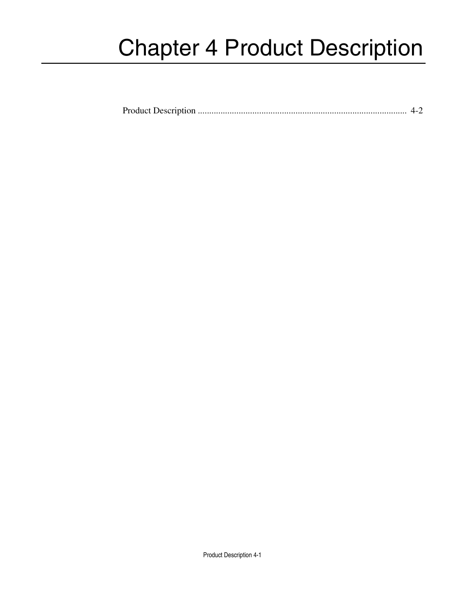 Chapter 4 product description, Chapter 4 product description -1 | Yaskawa CM012 DeviceNet Option Card User Manual | Page 64 / 76
