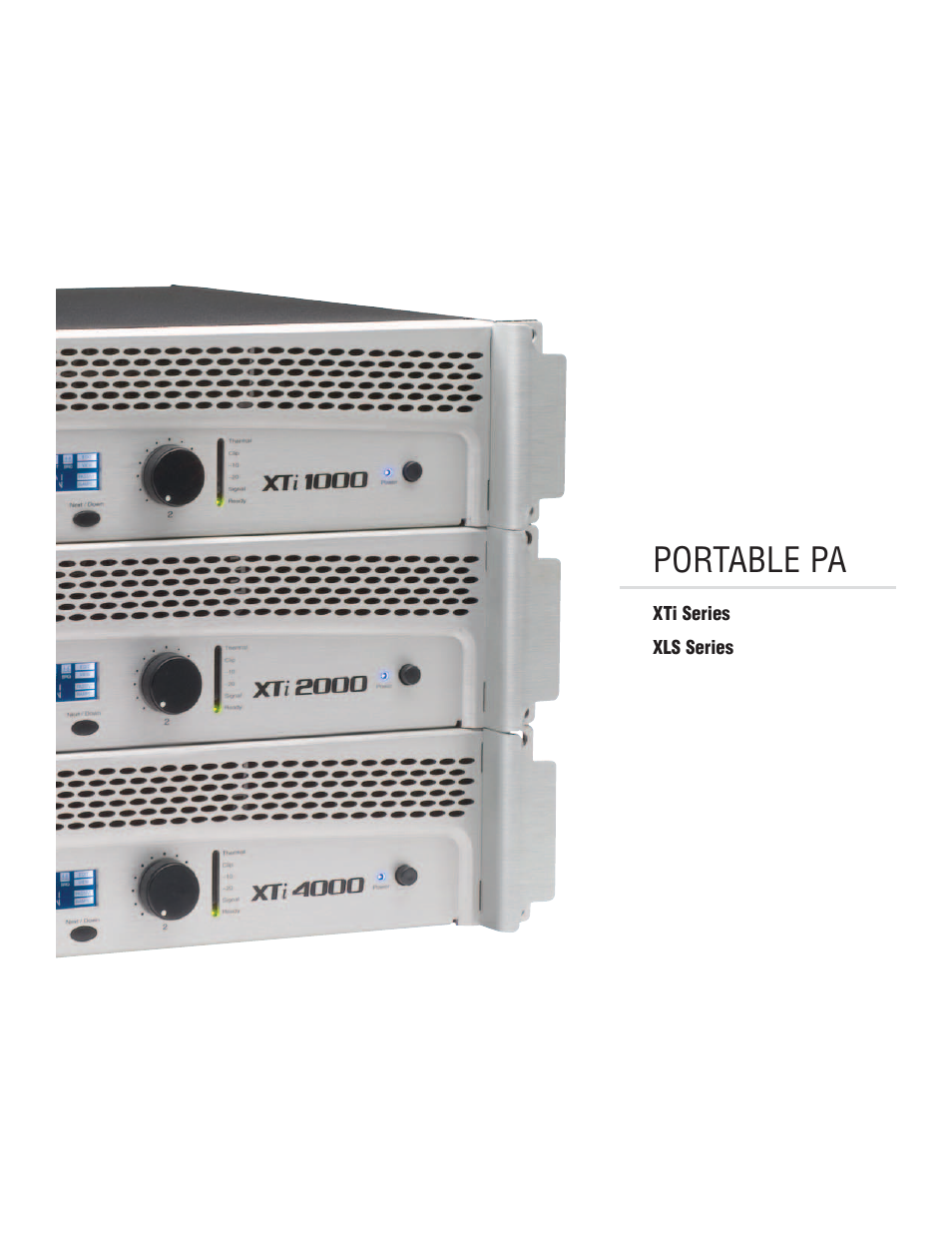 Portable pa | Crown Audio CTs 2-Channel User Manual | Page 35 / 83