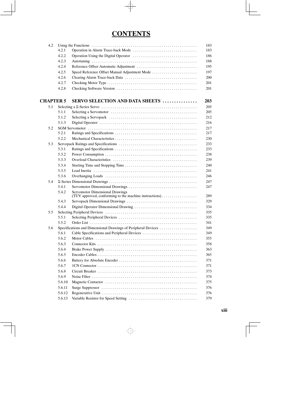 Yaskawa DR2 Sigma Servo User Manual | Page 12 / 513