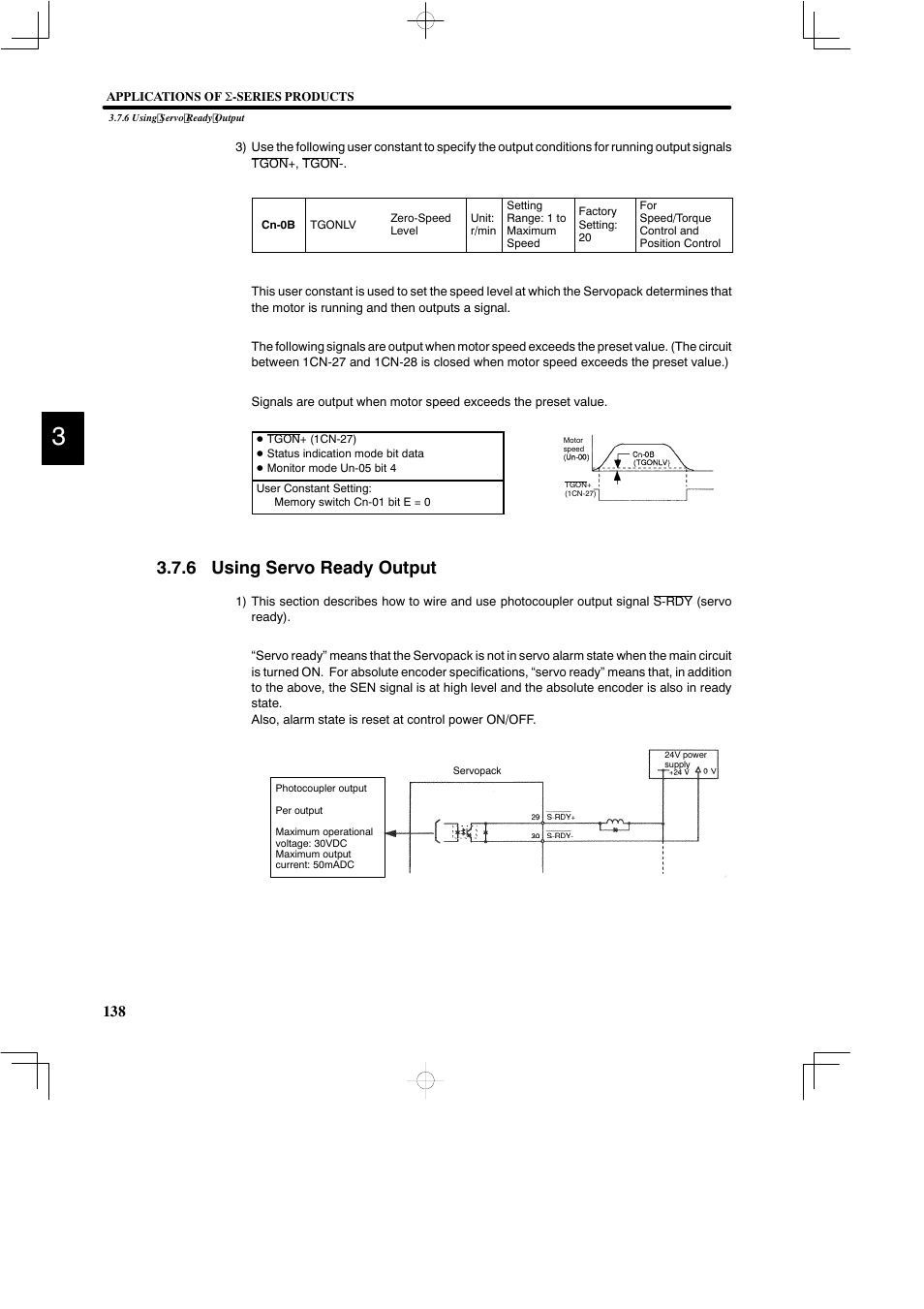 6 using servo ready output | Yaskawa DR2 Sigma Servo User Manual | Page 151 / 513