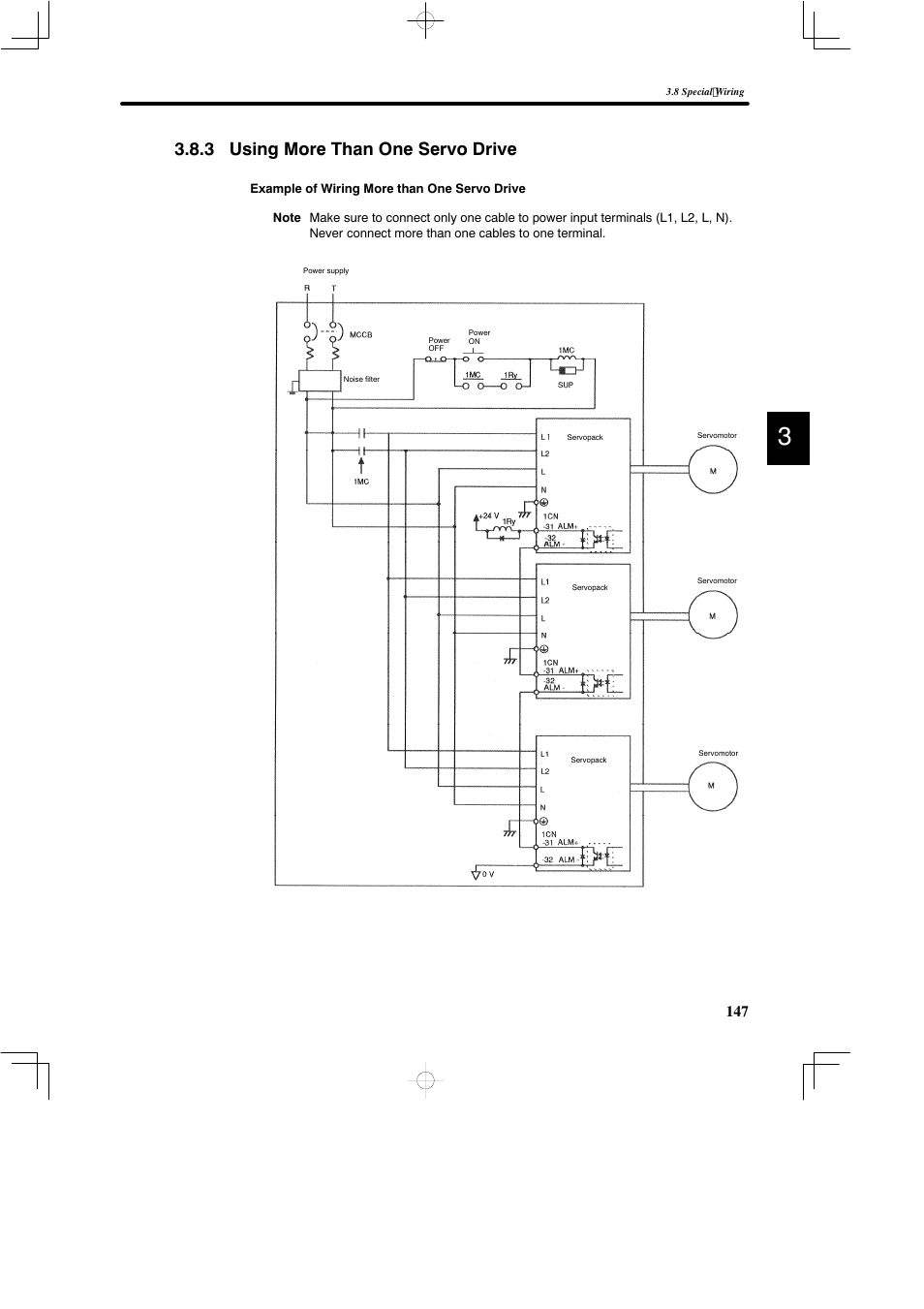 3 using more than one servo drive | Yaskawa DR2 Sigma Servo User Manual | Page 160 / 513