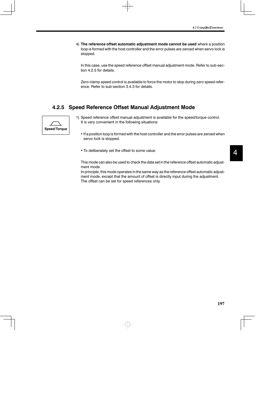 5 speed reference offset manual adjustment mode | Yaskawa DR2 Sigma Servo User Manual | Page 210 / 513