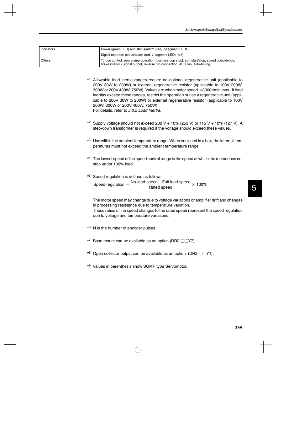 Yaskawa DR2 Sigma Servo User Manual | Page 247 / 513