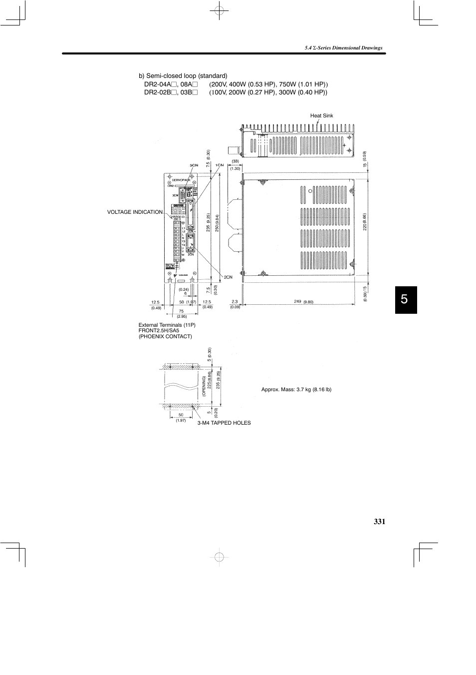 Yaskawa DR2 Sigma Servo User Manual | Page 343 / 513