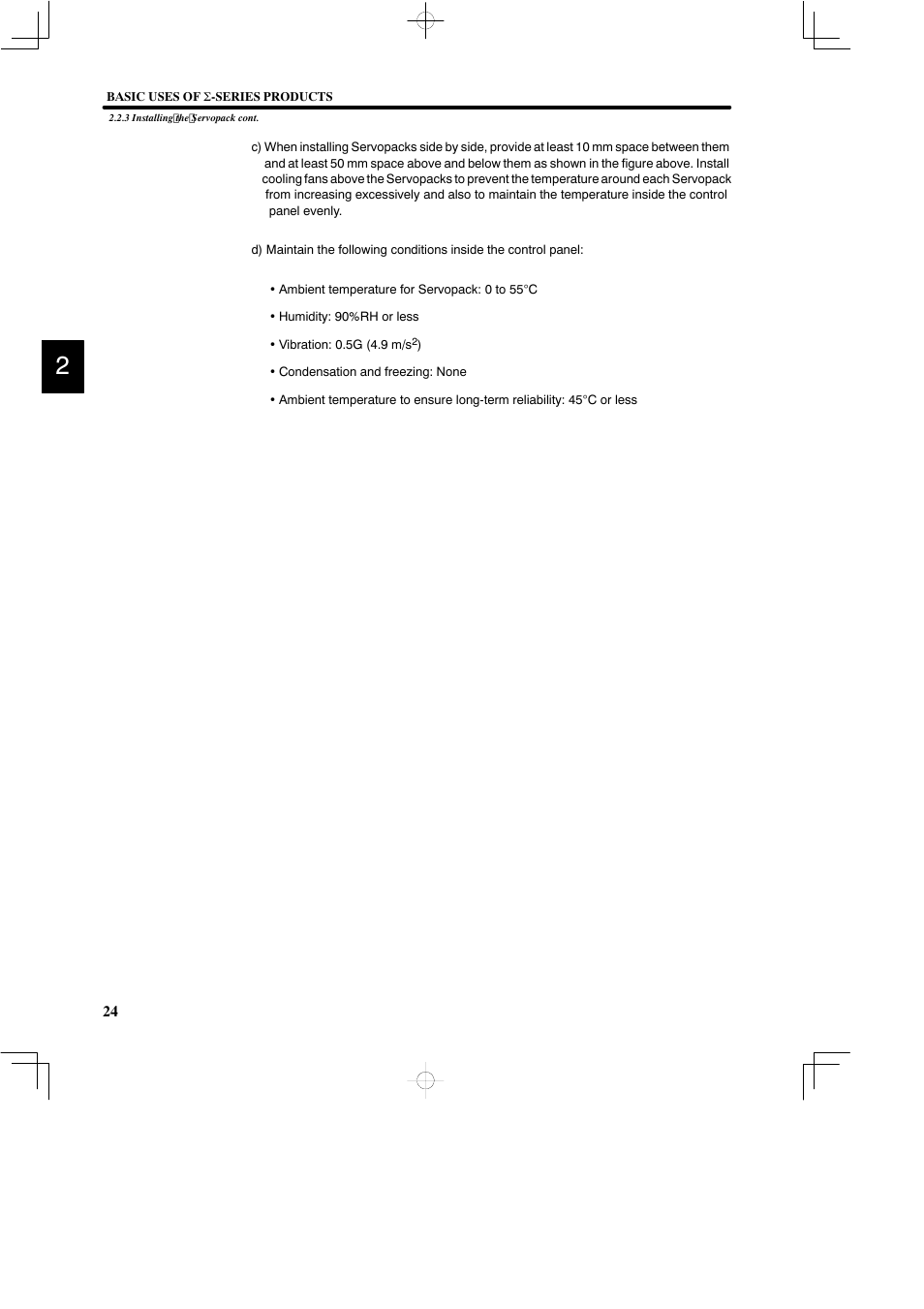 Yaskawa DR2 Sigma Servo User Manual | Page 38 / 513