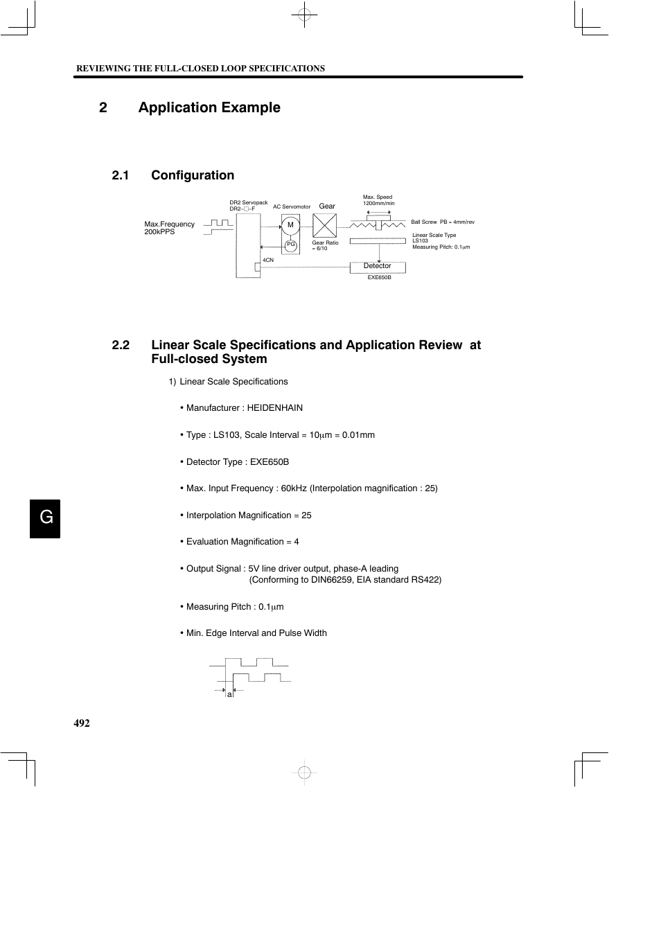 2application example, 1 configuration | Yaskawa DR2 Sigma Servo User Manual | Page 500 / 513