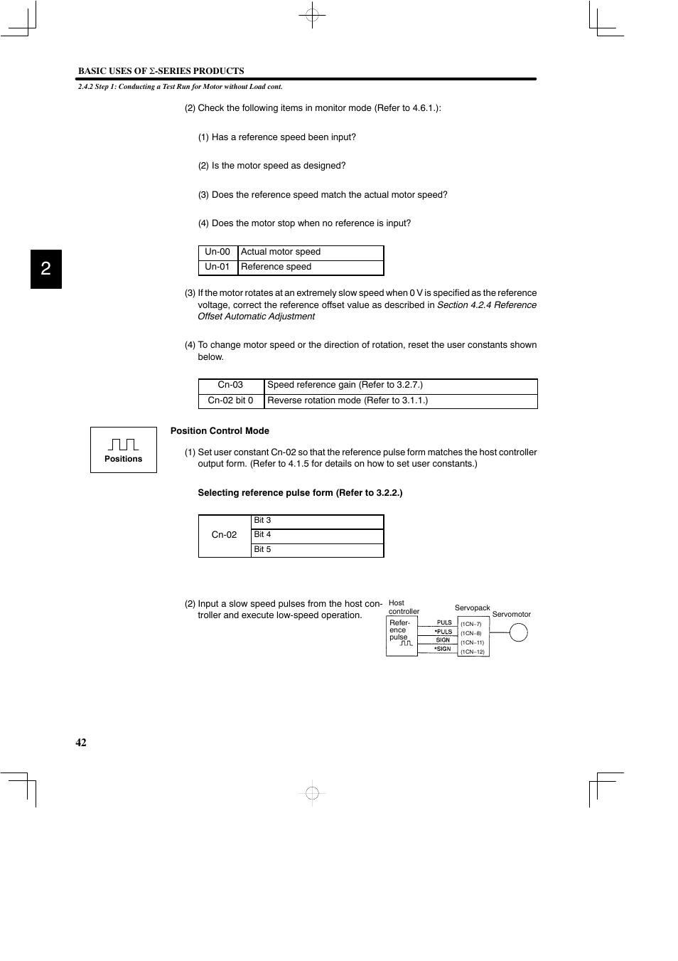Yaskawa DR2 Sigma Servo User Manual | Page 56 / 513